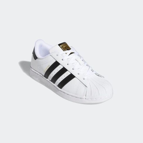 حذاء رياضي Adidas Originals للأولاد الصغار Superstar، أبيض/أبيض، 1 طفل صغير في الولايات المتحدة in Kuwait