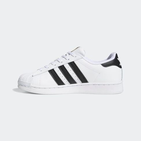 حذاء رياضي Adidas Originals للأولاد الصغار Superstar، أبيض/أبيض، 1 طفل صغير في الولايات المتحدة in Kuwait
