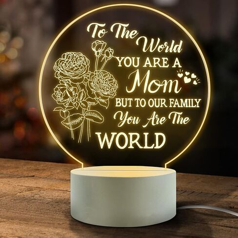 Best Best Mom Birthday Gifts from Daughter Son，Mom Birthday Gifts Night Light，Room Decoration Mom's Gifts in Saudi Arabia