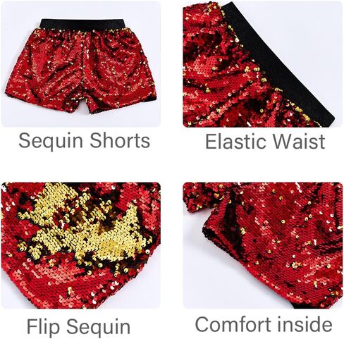 شورتات الفتيات قلوب الترتر بريق السراويل القصيرة للأطفال in Kuwait