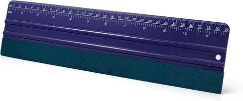 FOSHO Purple Felt Squeegee Vinyl Wrap Tool, Built-in Ruler 6"x3" Scratch-Free Vinyl Scraper for Sticker, Decal, Craft and Wallpaper Application Window Tint Tool in Kuwait