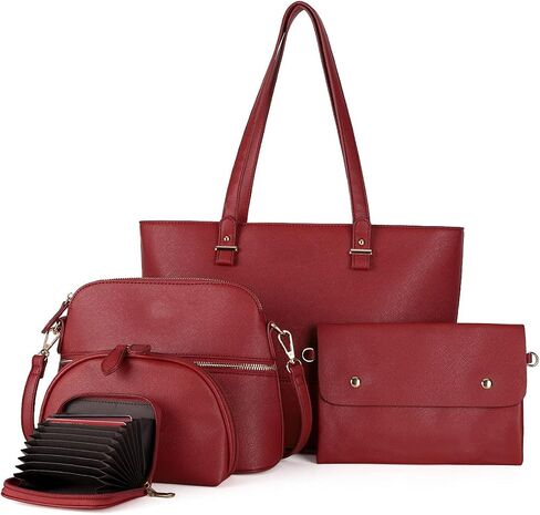 5pcs Purses Handbags Set for Women Shoulder Tote Satchel Bags in Saudi Arabia