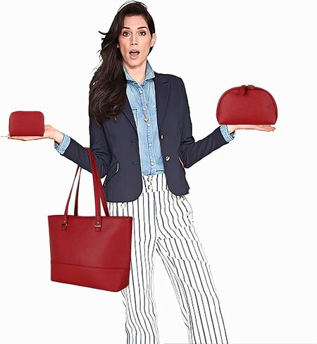5pcs Purses Handbags Set for Women Shoulder Tote Satchel Bags in Saudi Arabia