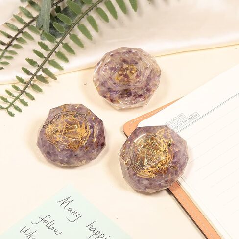 Star of David Symbol Hexagram Orgone, Energy Crystal Stone Generator for Healing Home Table Decor, Rose Quartz Crystal in Kuwait