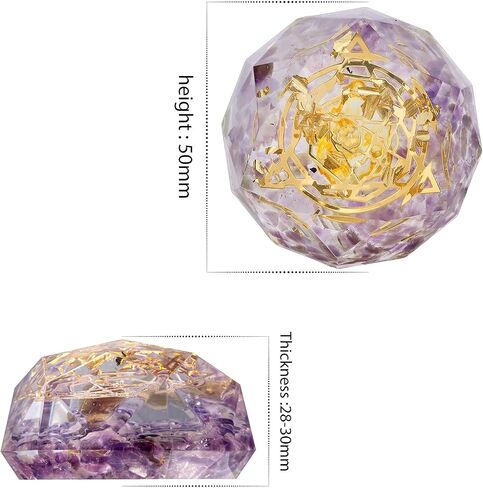 Star of David Symbol Hexagram Orgone, Energy Crystal Stone Generator for Healing Home Table Decor, Rose Quartz Crystal in Kuwait