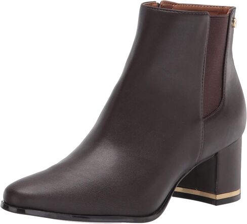 Calvin Klein Women's FIORANNA Ankle Boot, Coffee Bean, 6 in Saudi Arabia