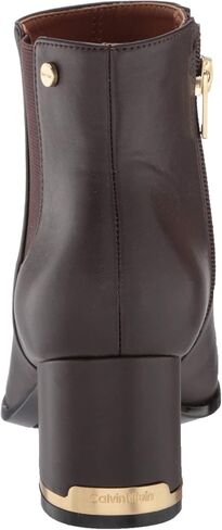 Calvin Klein Women's FIORANNA Ankle Boot, Coffee Bean, 6 in Saudi Arabia
