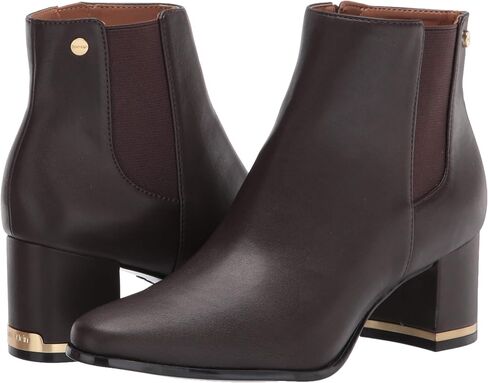Calvin Klein Women's FIORANNA Ankle Boot, Coffee Bean, 6 in Saudi Arabia
