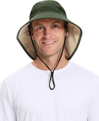Solbari للجنسين Trekker Sun Hat Upf 50+ ، تغطية الرقبة على طراز Legionnaire ، وملاءمة خفيفة وملاءمة للتنزه والسفر in Kuwait