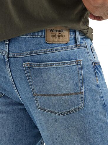 بنطال جينز اوثانتيكس من رانجلر للرجال بقصة مريحة in Kuwait
