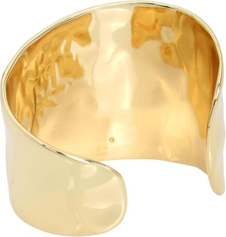 Robert Lee Morris Soho Hammered Cuff Bracelet, Gold, (386189GLD710) in Saudi Arabia