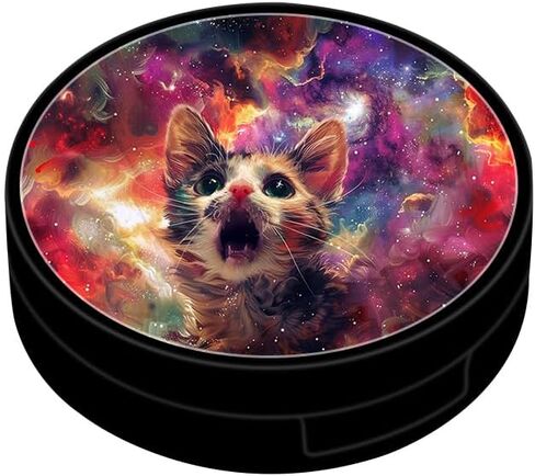 CASES CASESIONING FORNIMITION COUNTION TRAVEL KIT PORTABLE CATION CASE مع زجاجة حلول أداة مزيل مرآة مزلقة (CAT NOODLE) in Kuwait