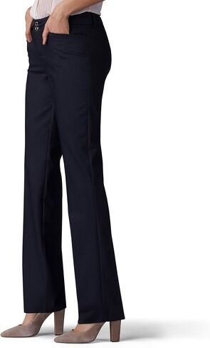 Petite Secretly Shapes Regular Fit Straight Leg Pant, Black, 2 Petite in Saudi Arabia