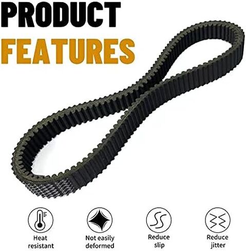 Drive Belt 24G4022 fit Polaris Ranger 800 700 RZR 800 3211162 3211133 AKM Double Notch G-Force Carbon Cord CVT Belts for 3211118 2008 2009 2010 2013 2014 in Saudi Arabia