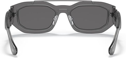 Versace VE 2235 1252/2 Transparent Light Green Plastic Geometric Sunglasses Green Lens in Kuwait