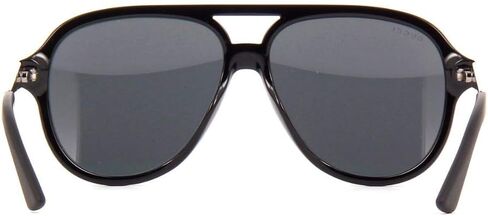 Gucci Mens UV Protection Retro Aviator Sunglasses Black 59mm in Saudi Arabia