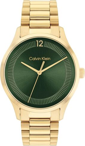 Calvin Klein Unisex Quartz Stainless Steel and Link Bracelet Watch, Color: Silver (Model: 25200036) in Saudi Arabia