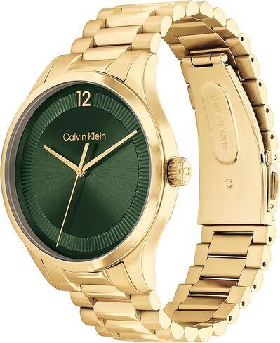 Calvin Klein Unisex Quartz Stainless Steel and Link Bracelet Watch, Color: Silver (Model: 25200036) in Saudi Arabia