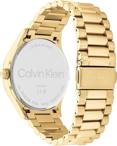 Calvin Klein Unisex Quartz Stainless Steel and Link Bracelet Watch, Color: Silver (Model: 25200036) in Saudi Arabia