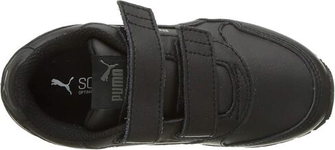PUMA unisex child St Runner Hook and Loop Sneaker, Black- White-gray Violet, 10 Toddler US in Saudi Arabia