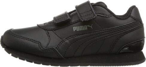 PUMA unisex child St Runner Hook and Loop Sneaker, Black- White-gray Violet, 10 Toddler US in Saudi Arabia