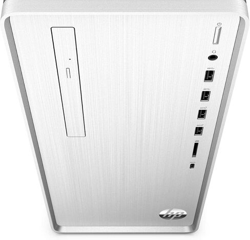 HP Pavilion Desktop, 10th Gen Intel Core i7-10700 Processor, 16 GB RAM, 1 TB hard drive + 256 GB SSD, Windows 10 Home (TP01-1070, Silver) in Saudi Arabia