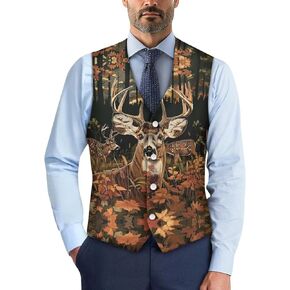 DISNIMO Men's Formal Suit Vest Slim Fit Casual Business Dress Waistcoat Vest Big and Tall in Kuwait