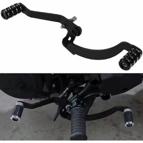 Motorcycle Adjustable Foot Heel/Toe Gear Shift Lever with Shifter Pegs Kit for Kawasaki Eliminator 500 SE ABS 2024 2025 (Black Style-A)