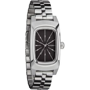 NIXON Frankie A1441-100m Water Resistant Women's Analog Watch (47 x 24mm Rectangular Watch Face, 14mm 3 Link Bracelet Band w/Butterfly Clasp) in Kuwait