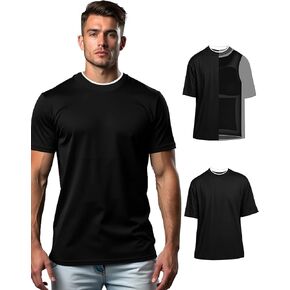 Men’s Dual-Layer Compression T-Shirt – Invisible Slimming, Gynecomastia Shapewear