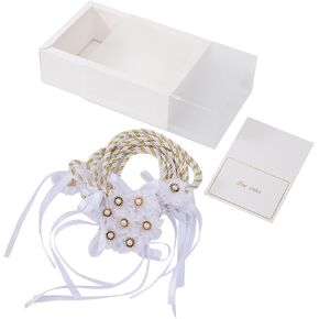 Wedding Lasso Rope Lazo para Boda Catholic Traditional Wedding Ceremony Cord Lazo para Boda Los Novios Cristiana White Gold Accent Rope Mexico Bridal Gift