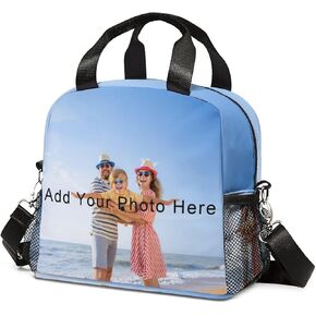 Lunch Bag Insulated Lunch Box Reusable/Washable/Durable Lunchbox Lightweight Lunch Tote Bag (Rainbow, One Size)