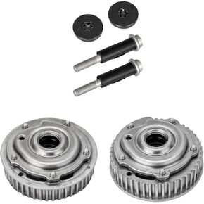 Engine Timing Exhaust and Intake Cam Camshaft VVT Gear Phaser Sprocket Compatible with Chevrolet Aveo Trax Cruze Sonic Pontiac G3 Saturn Astra 4Cyl 1.6L 1.8L Replace 55568386 55567048