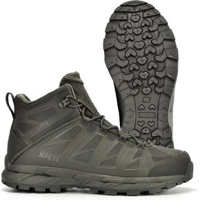 XPETI Men's Stealth Mid Tactical Boots