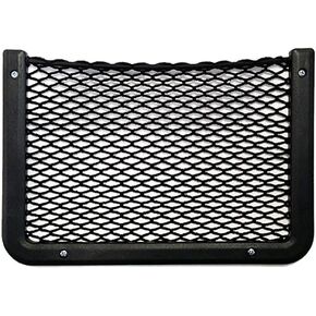 Storage Net - Framed Stretch Mesh Net Pocket for Auto, RV, or Home Organization and Storage (8" x 11")