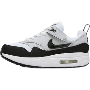 Nike Air Max 1 EasyOn Little Kids' Shoes (DZ3308-106, White/Pure Platinum/Black) Size 13