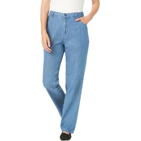 Woman Within Women's Plus Size Relaxed-Fit 5-Pocket Jeans in Kuwait