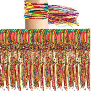 200 Pack Colorful Friendship Bracelets Bulk Handmade Braided String Bracelets for Adults Adjustable Wrist & Ankle Bracelets for Parties, DIY Crafts, Gifts