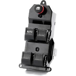 for Honda CRV 2002 2003 2004 2005 2006 Power Window Switch,Driver Side Window Control Button with Door Lock Switch,Honda CR-V Main Window Lifting 35750S9A305, 35750S9AC01ZA, 35750S9AC02ZA