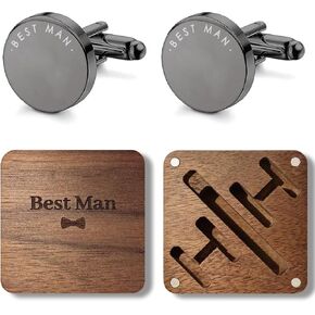 Mens Cufflinks - Gifts for Husband from Wife - Anniversary, Birthday Gifts for Husband