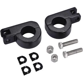 32mm 1 1/4" Highway Engine Guard Bar Highway Footpegs Mount Kit Fits For Harley Touring Road Electra Street Glide Road King Dyna Sportster (Chrome)