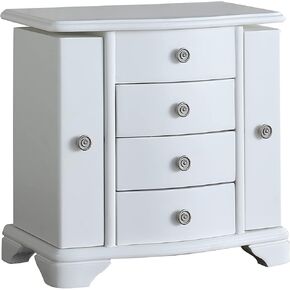 Jewelry Organizer, Sturdy Jewelry Armoire, Multifunctional Wooden Jewelry Box, Jewelry Organizer Box is Suitable for Storing Rings Bracelets Necklaces Watches Etc