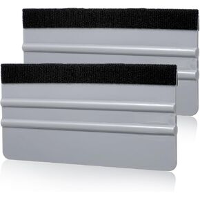 Yolev 2 Pcs Squeegee for Vinyl Plastic Felt Vinyl Squeegee Window Tint Tools Kit for Crafts Car Wrap Window Tint Wallpaper Glass Film Application