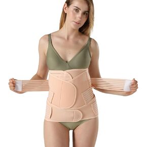 Postpartum Belly Waist Binder For Women Post Partum Wrap Band Essential For Caesarean Recovery Abdominal Surgery Support