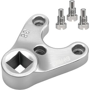 Trim/Tilt Pin Wrench, Trim/Tilt Spanner Wrench compatible with Seastar Steering Cylinders, 4 Strokes Yamaha V6 and 2 Strokes Non-VMAX,38mm x 4mm，630 Material,Heat-Treated, Chrome-Plated