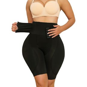 High Waisted Tummy Control Panties 2 Pads Butt Lifter Shapewear Shorts Thigh Slimmer Hip Enhancer Body Shaper