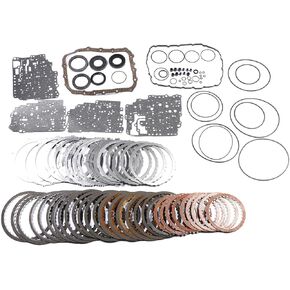 A6LF3 Transmission Master Rebuild Kit w/Clutch Discs Steel Friction Fits for Hyundai Veracruz, Kia Sorento 2009 2010 2011 2.4L 3.3L 3.5L 3.8L Replace OE A6LF3