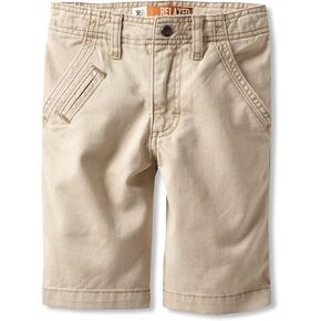 Lee Little Boys' Dungarees Bermuda Flat Front Short, Mango Loom Plaid, 7X Regular in Saudi Arabia