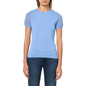 Calvin Klein Women's Short Sleeve High Neck Sweater