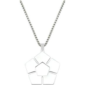 Soccer Anime Blue Lock Pendant Chain Cosplay Jewelry Accessory Necklace - Silver